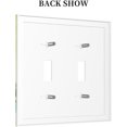 thumbnail image 4 of Light Switch Cover Cartoon Underwater Sea Animal Ocean Sea Turtle 2 Gang Wall Plate Double Light Switch Plate Toggle Decorative Outlet Covers Electrical Switchplate for Bathroom Nursery Decor, 4 of 8