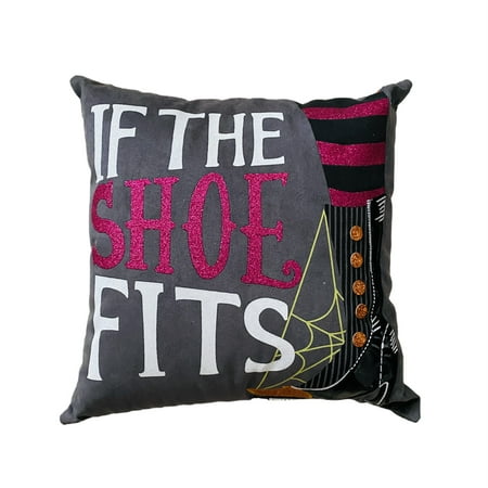 

The Midnight Market If The Shoe Fits Halloween Pillow 8 x 8