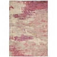 Nourison Celestial Abstract Ivory/Pink 3'11" x 5'11" Area Rug, (4x6)