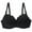 Women's Bras Black, variant on Womens Everyday Bras, Women’s Push Up Sexy Lace Bra Comfort Padded Underwire Bra Lift Up Add One Cup S-XXL