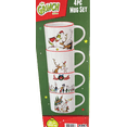 thumbnail image 3 of Zak Designs 15oz 4pk Stackable Ceramic Holiday Mugs in Gift Box - Grinch, 3 of 4