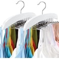 thumbnail image 1 of Perchas para camisetas sin mangas, sujetadores, perchas de metal plegables que ahorran espacio, organizador de armario para camisetas sin mangas, camisolas, sujetadores, trajes de baño, cinturones,, 1 of 7