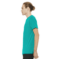 thumbnail image 5 of Bella Canvas Men's Jersey T-Shirt, CVC Short Sleeve Crewneck Heather Sea Green Tee, 3XL, 5 of 5
