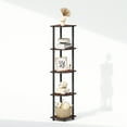 Furinno Turn-N-Tube 5 Tier Multipurpose Corner Display Rack Shelving ...