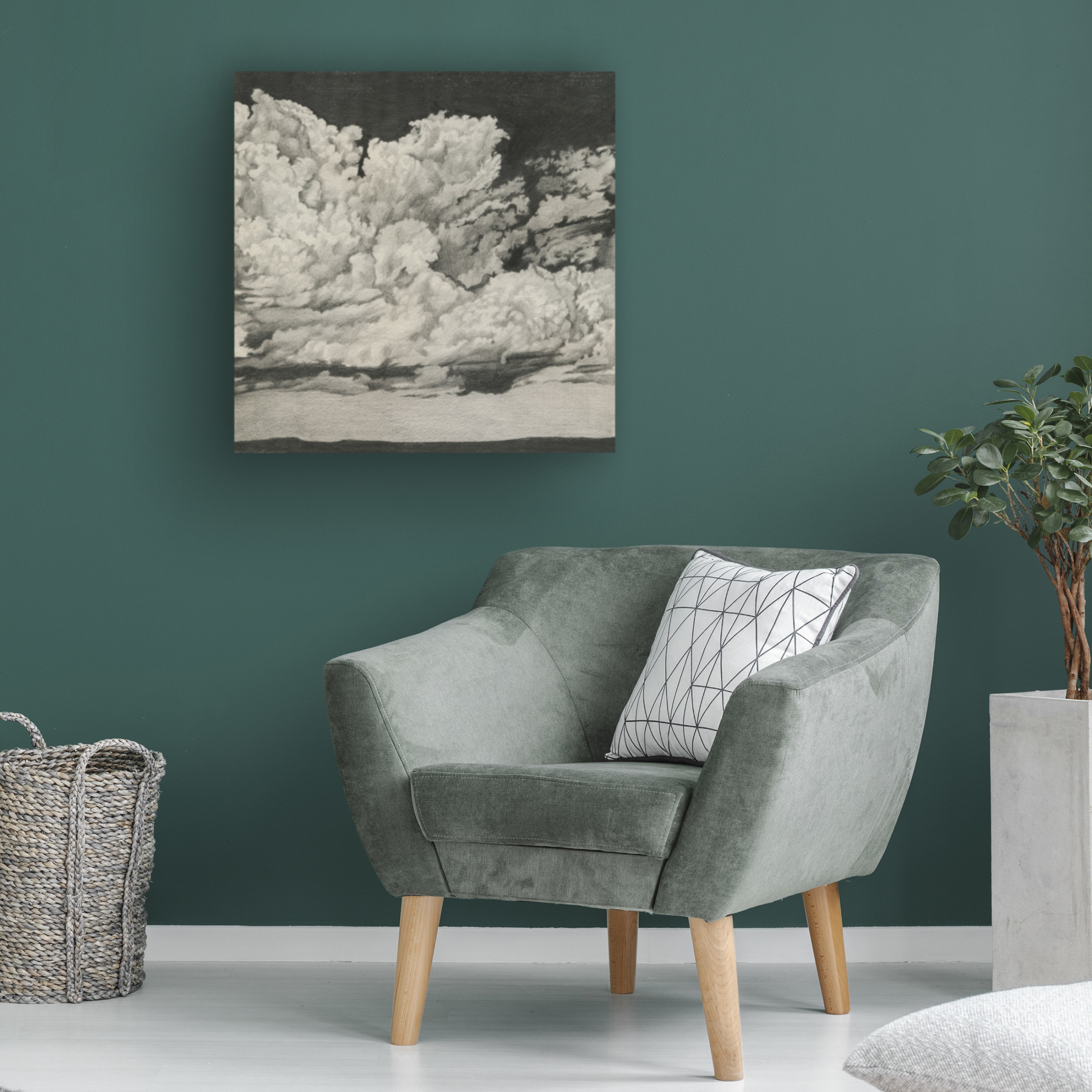 Trademark Fine Art Grace Popp Clouds on Fire II Canvas Wall Art