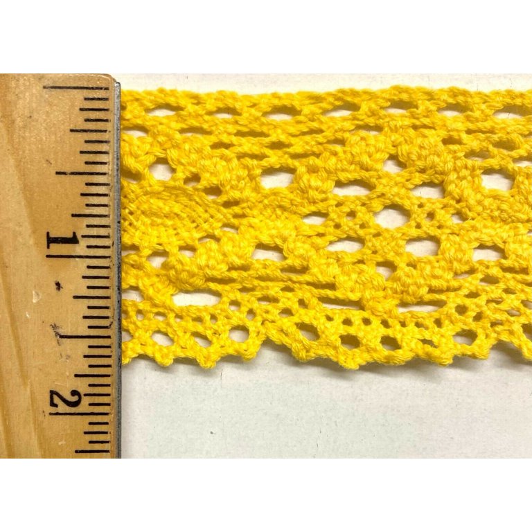 2" Cotton Cluny Lace Trimming - 12 Total Yards - MADE IN USA! - Walmart.com