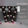 thumbnail image 2 of LED Wall Letters Lights Alphabet, Diamond Bulbs Marquee Letters with Lights Remote Control Night Light for Bar, Christmas Party Decorations - Black Letter E, 2 of 5