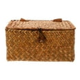 thumbnail image 1 of CNKOO 1Pc Boîte de Rangement d'Algues Panier Tissé à la Main avec Couvercle, 1 of 6