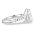 thumbnail image 5 of ESTE ORIGIN 2.62Ct Lab-Grown Diamond Pear Cut Halo Engagement Ring in 10K White Gold for Women's, 5 of 8