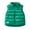 Green, variant on SHIWEN 3-12Y Girls Boys Puffer Vests for Toddler Kids Warm Quilted Sleeveless Jacket Lightweight Full-Zip Waistcoat Fall Winter Coats