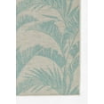 thumbnail image 2 of Momeni Riviera Transitional Aqua Indoor Outdoor Rug 5'3" X 7', 2 of 7
