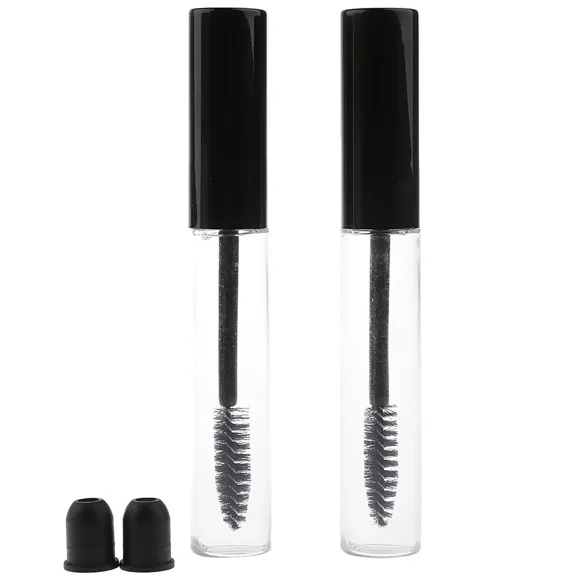 2 Pcs de Tube Vide 10ml pour Mascara Crème, Flacons, Brosses