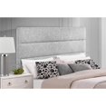 thumbnail image 2 of Horizontally Channeled Full or Queen Headboard in Platinum Gray Fabric, 2 of 6