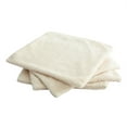 thumbnail image 3 of Home Soft Things Sherpa Pillow Cover 4 Piece Set, 20" x 20", Ivory, 3 of 3