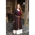 thumbnail image 2 of Women's Aslaug Viking Coat in Brown, size: Medium by Medieval Collectibles, 2 of 4
