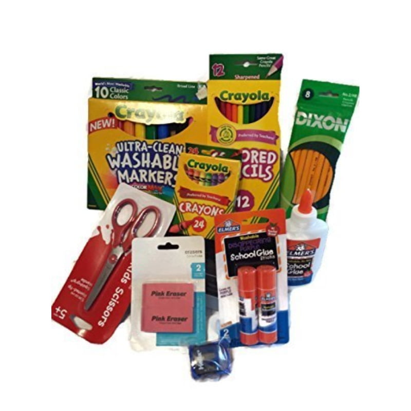 Back to School Essentials Supplies Kit Bundle K-8 