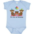 thumbnail image 3 of Inktastic Twins 1st Birthday Bears Boys or Girls Baby Bodysuit, 3 of 5
