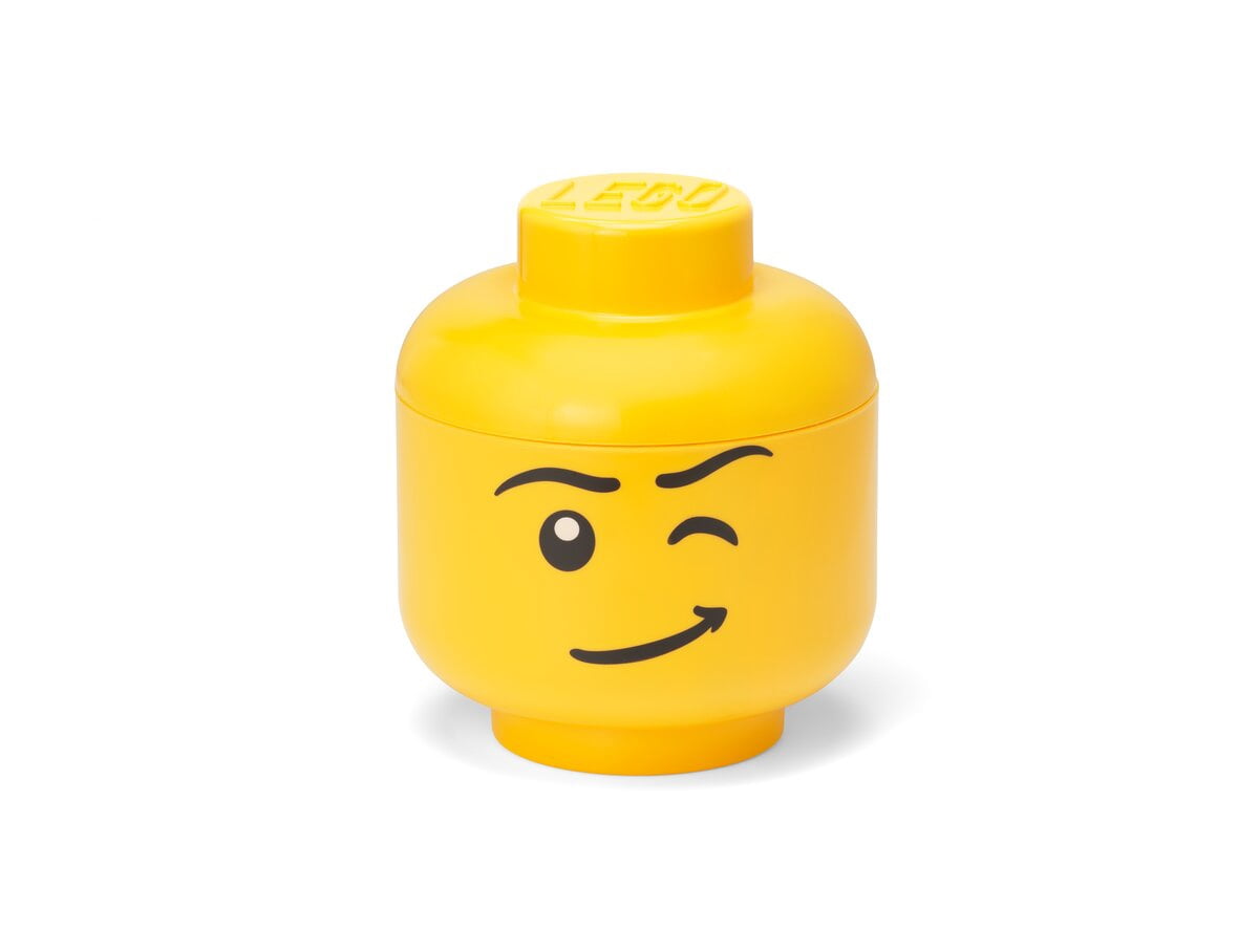 LEGO Storage Products: 40310800 Small Head Yellow - Winking Boy