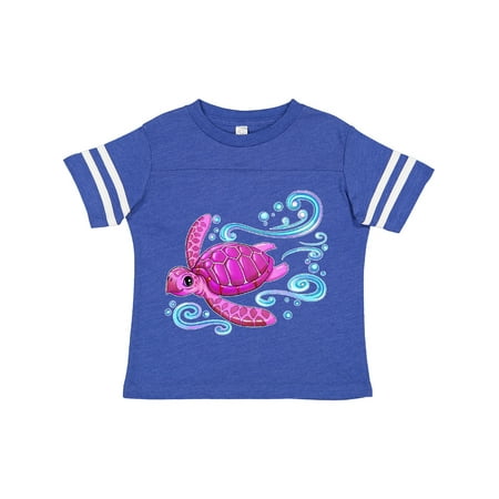 

Inktastic Cute Pink Sea Turtle Gift Toddler Boy or Toddler Girl T-Shirt