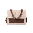 thumbnail image 1 of Bolsa bandolera de hombro de paja para mujer, cadena acrílica tejida para mujer, pequeños de PU Ndcxsfigh Para Estrenar, 1 of 9