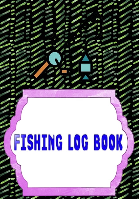Fishing Log Books : Saltwater Fishing Log Cover Glossy Size 7x10 Inch ...