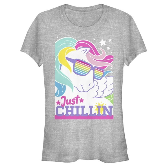 Junior's My Little Pony Princess Celestia Just Chillin  Graphic Tee Athletic Heather Medium