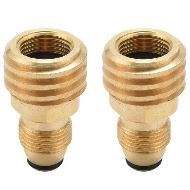2X Adaptadores de Gas Propano Convertidos Lp Válvula de Servicio del Tanque A Qcc1 / Tipo 1- Antiguo A