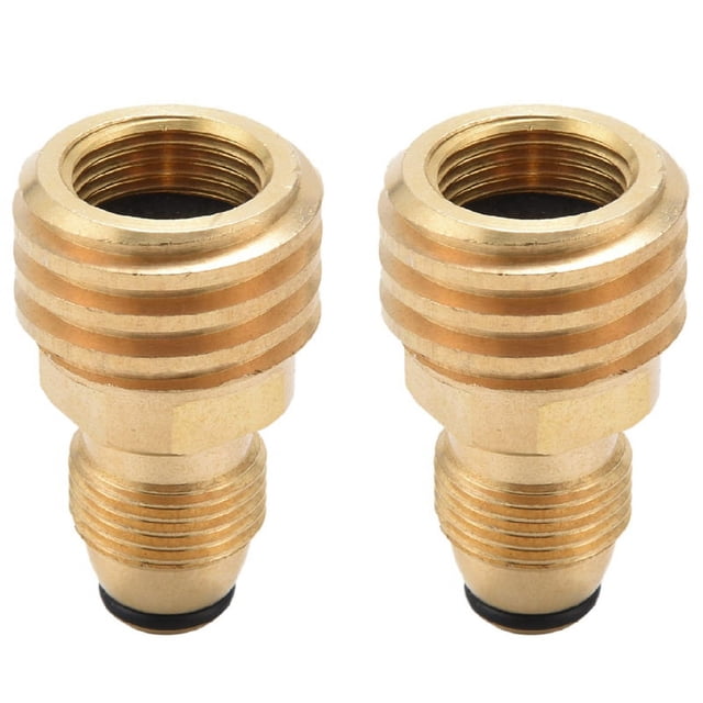 2X Adaptadores de Gas Propano Convertidos Lp Válvula de Servicio del Tanque A Qcc1 / Tipo 1- Antiguo A