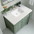thumbnail image 2 of James Martin Vanities 650-V36-3Wz Brittany 36" Single Basin Poplar Wood Vanity Set - White, 2 of 7