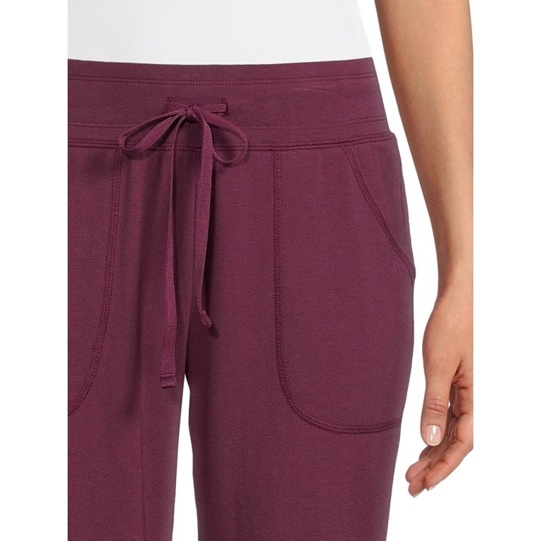 Athletic Works Women's Athleisure Core Knit Pants Available in Regular and  Petite 