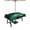 DarkGreen Yellow, variant on Outdoor Tablecloth with Umbrella Hole, Colorful Striped Spillproof Waterproof Outdoor Table Cover, Modern Rainbow Abstract Graffiti Art Patio Tablecloths for Party Picnic Camping, Rectangle 52"x70"