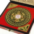 thumbnail image 4 of Feng Shui Luo Pan Zulema Brújula China Ying-Yang con Estuche de Cuero Dragon Phoenix, 4 of 8