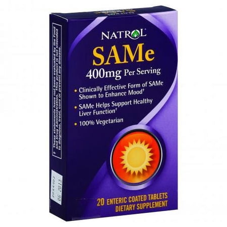Natrol SAMe 400mg Tablets, 20 Ct