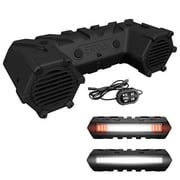 Boss Audio ATVB95LED Bluetooth ATV Sound System 8 inch Marine Speakers LED Bar