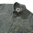 thumbnail image 3 of YIUME Men's Hawaiian Shirt Dance of the Sea Cotton Button-down Long Sleeve Aloha Shirt, 3 of 7