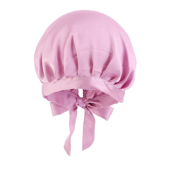 1PC Chemotherapy Headscarf Purple Polyester Women Cancer Head Hat Cap Hair Turban Head Wrap Turban Hats Bath Shower Cap Bathing Hat Hair Protection Shower Caps