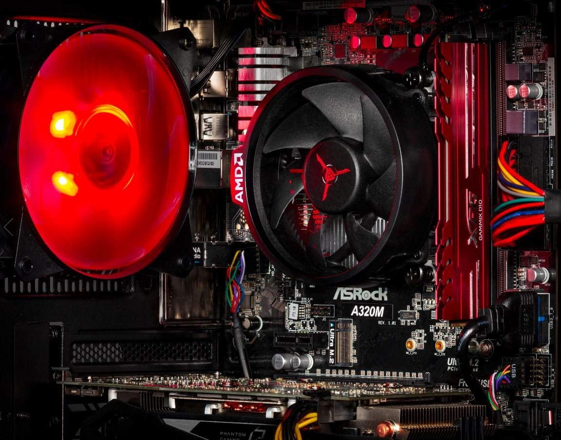 skytech gaming blaze amd ryzen 5 8gb memory radeon rx 580 4gb graphics card 1tb hard drive windows 10 gaming desktop computer