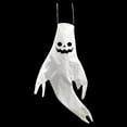 thumbnail image 2 of Coollooc 18" Halloween Ghost Windsocks Decorations with LED Light Outdoor Halloween Decorations Hanging Ghost Windsocks Decor for Halloween, 2 of 3