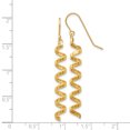 thumbnail image 2 of Beautiful 14k Fancy Spiral Drop Earrings, 2 of 2