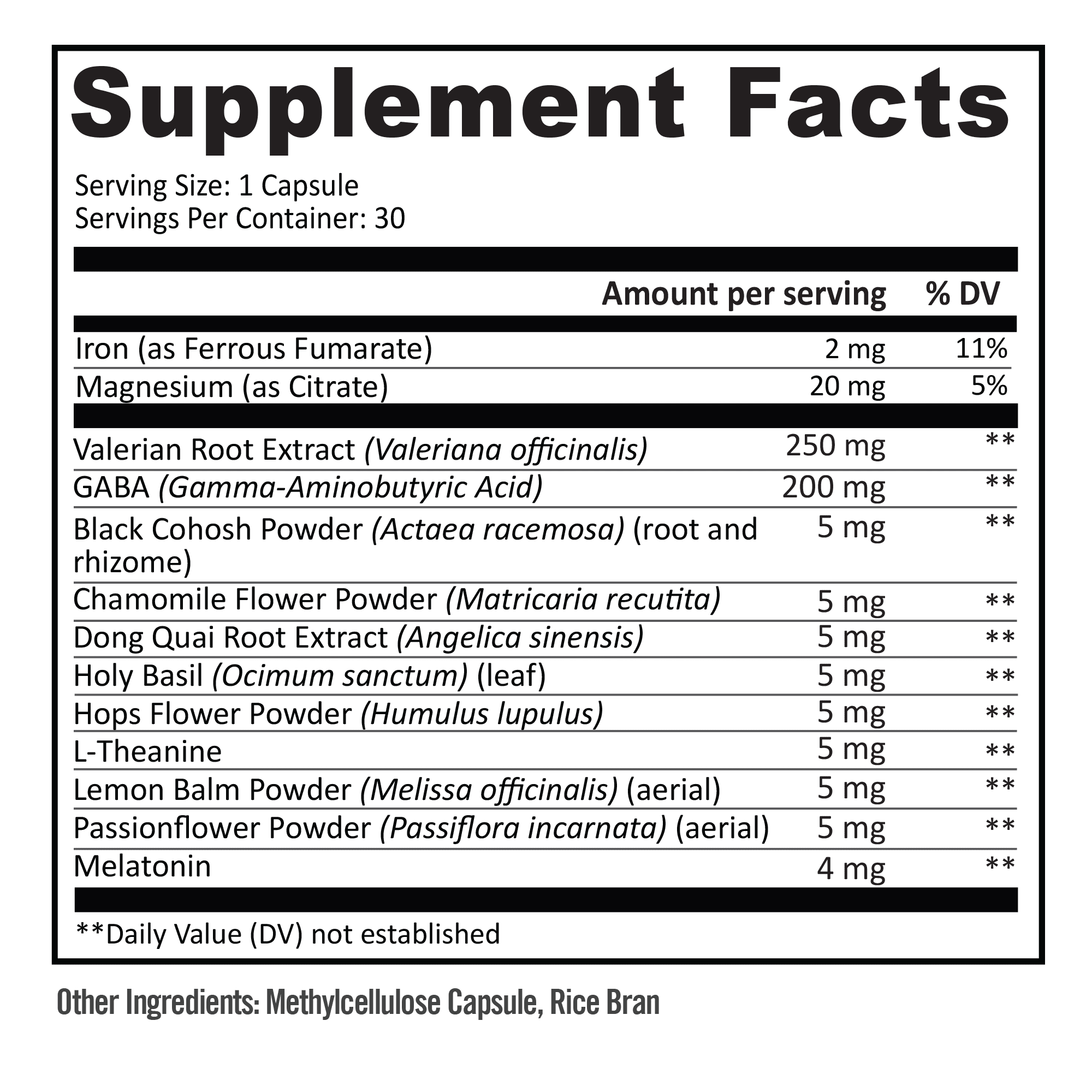 BB Company InergySLEEP Nighttime Supplement for Women – Botanical Sleep Support with Melatonin, Magnesium & GABA, 60 Ct