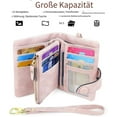 thumbnail image 4 of Wallet Ladies Short Protection Wallet Leather For Women-Soft, 4 of 5