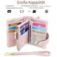 thumbnail image 4 of Cartera mujer de cuero rosa suave Zhivalor, 4 of 6