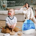 thumbnail image 3 of Limpiador Humidificador Humidificadores Niebla Cálida Y Fría Tanque Universal 1/5/10 Piezas Adorable Purifica Flotador Previene La Acumulación Dura Elimina El Polvo Olor Blanco, 3 of 9