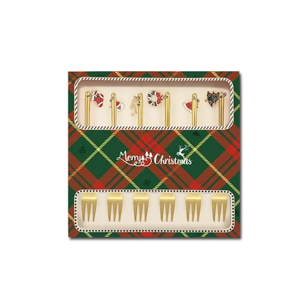 

QIIBURR Christmas Table Decorations Christmas Dinnerware Sets 6 Pack Christmas Table Decorations Christmas Dinnerware Table Decorations