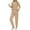 Khaki, variant on MOSHU Casual Pajamas Sets for Women Button Down Shirts and Drawstring Pants with Pockets Two Piece Womens Lounge Sets