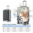 thumbnail image 5 of Picia Tropical Leaves Luggage Protector Cover Thicken Suitcase Protector Cover Fit 18-32 Inch Luggage-Medium, 5 of 9