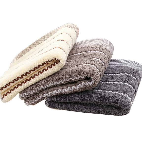 OFFIGAM Dark Brown Cotton Hand Towel, Soft and Absorbent, Comfortable for Cleaning and Everyday Use