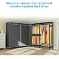 VIPEK V4C Garment Rack with Cover Heavy Duty Covered Clothes Rack