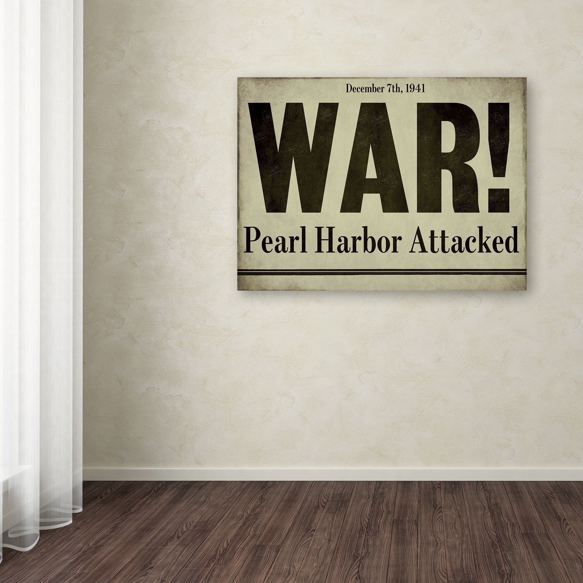 Trademark Fine Art "Pearl Harbor" Canvas Art by Color Bakery