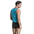 thumbnail image 6 of Mens Sweat Neoprene Slimming Waist Trainer Sport Tank Top Shirt, 6 of 6